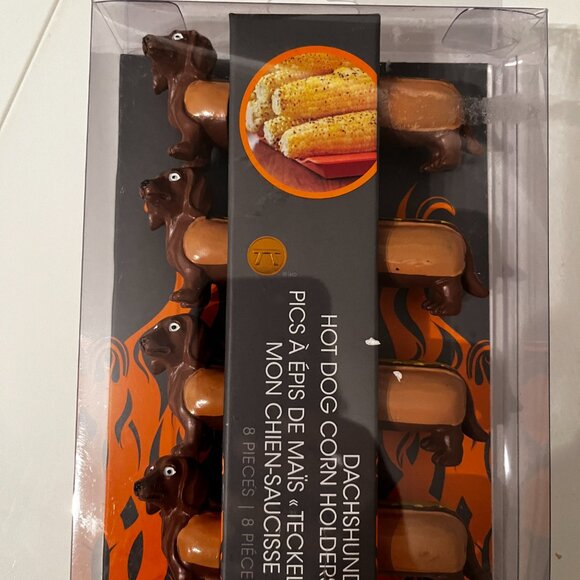 Corn Holders‎ (Dachshund / Hot Dog Themed( 4 Sets / new) - Picture 9 of 10